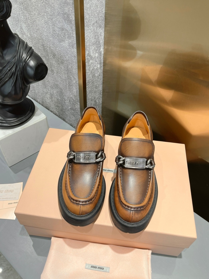 Miu Miu Leather Shoes